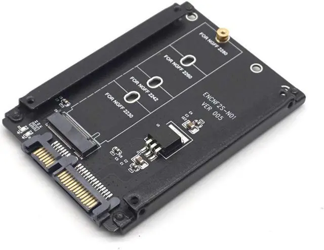 Main image of Weastlinks Metal Case B+M Key M.2 NGFF SSD To 2.5 SATA 6Gb/s Adapter Card With Enclosure Socket M2 NGFF Adapter