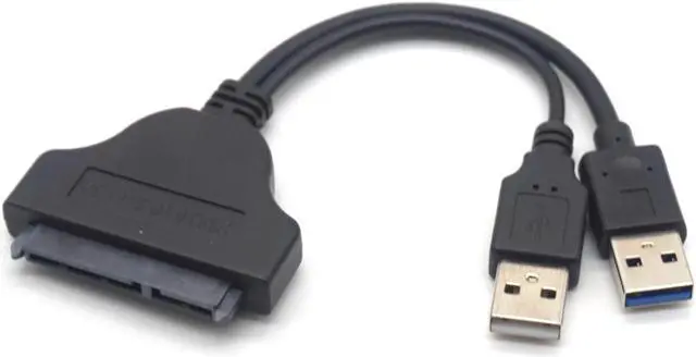 Alt view image 5 of 9 - Weastlinks USB 3.0 to SATA Hard Disk to M.2 NGFF PCI-E PCI Express 2 Lane SSD Adapter Card Converter Power Charger Adapter Cable