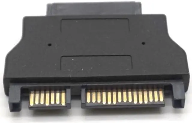 Alt view image 4 of 7 - Weastlinks Slimline SATA Adapter Serial ATA 7+15 22pin Male to Slim 7+6 13pin Female Adapter for Desktop Laptop HDD CD-ROM Hard Disk Drive