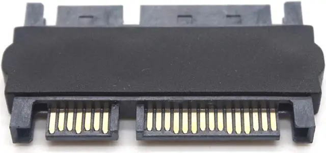 Alt view image 5 of 7 - Weastlinks 22Pin SATA Male to SATA Male Adapter Converter 7+15Pin for Desktop Laptop Hard Disk Drive
