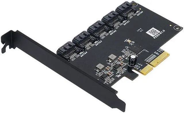 Main image of Weastlinks PCI-E to 5-Port SATA3.0 Expansion Card PCI-E X4 Slot Support 6Gbps PCI-E to SATA Adapter