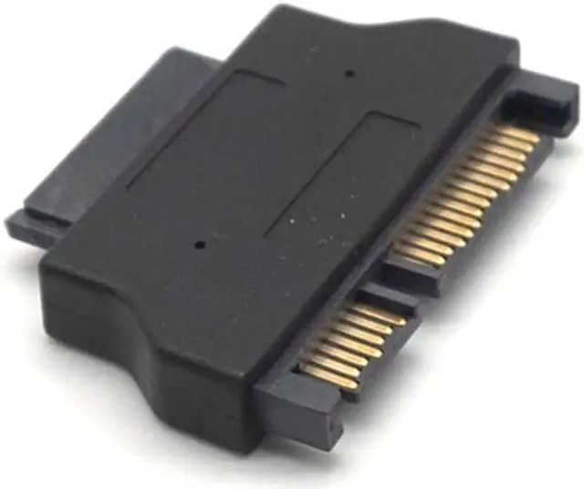 Alt view image 3 of 7 - Weastlinks Slimline SATA Adapter Serial ATA 7+15 22pin Male to Slim 7+6 13pin Female Adapter for Desktop Laptop HDD CD-ROM Hard Disk Drive