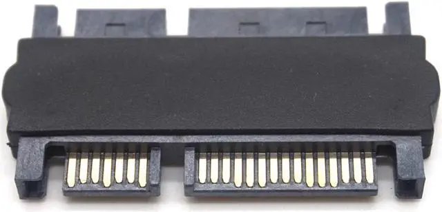 Alt view image 3 of 7 - Weastlinks 22Pin SATA Male to SATA Male Adapter Converter 7+15Pin for Desktop Laptop Hard Disk Drive