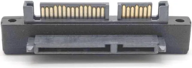 Alt view image 6 of 7 - Weastlinks UP Down 90 Degree 7+15Pin SATA Male to Female Port Converter Adapter for SATA HDD SSD Hard Disk Drive