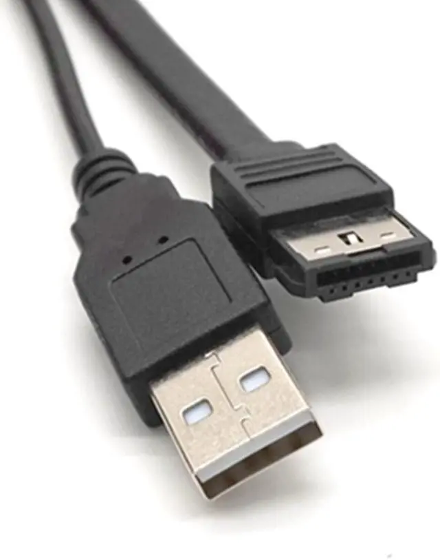 Alt view image 3 of 7 - Weastlinks eSATA USB Cable Hard Drive Disk SATA 22pin to eSATA Data USB Powered Cable Adapter for 2.5" HDD