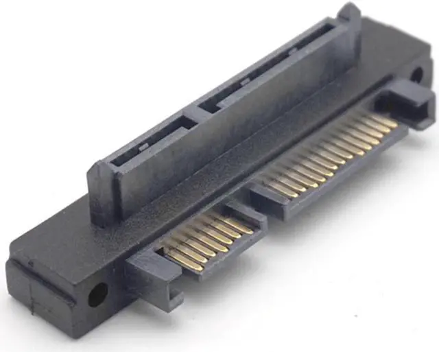 Main image of Weastlinks UP Down 90 Degree 7+15Pin SATA Male to Female Port Converter Adapter for SATA HDD SSD Hard Disk Drive