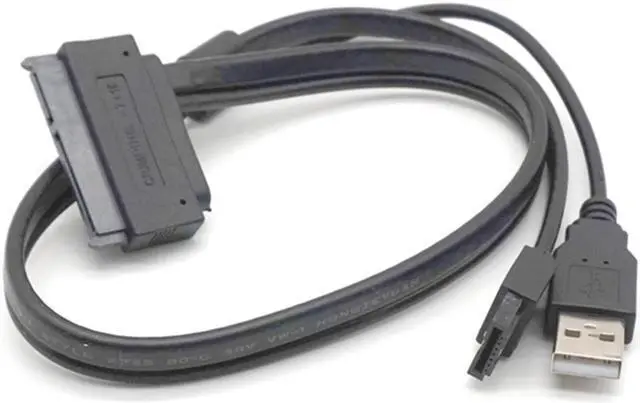 Alt view image 7 of 7 - Weastlinks eSATA USB Cable Hard Drive Disk SATA 22pin to eSATA Data USB Powered Cable Adapter for 2.5" HDD
