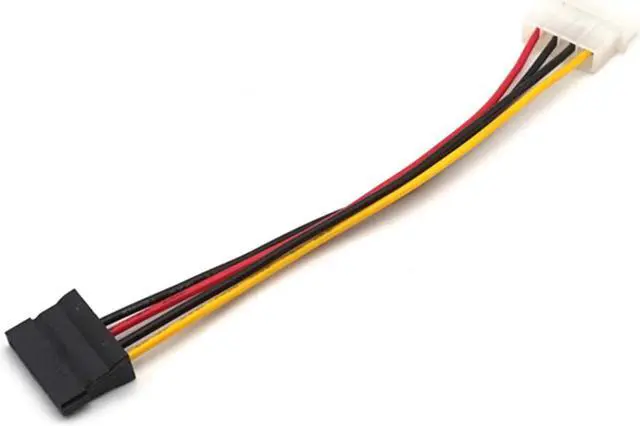Alt view image 2 of 6 - Weastlinks 10pcs SATA Power Cable IDE to Serial ATA SATA HDD Hard Drive Power Adapter Cable Cord 15 Pin SATA to 4Pin IDE Power for BTC Mining
