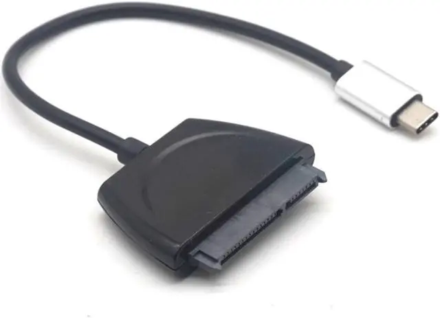 Alt view image 2 of 7 - WeastlinksType-C USB 2.0 to Sata 3 adapter converter cable 7+15PIN Serial ATA III Adapters for 2.5" sata HDD SSD SATA Drive