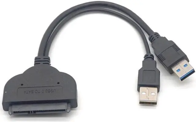 Main image of Weastlinks 7+15 pin USB3.0 to SATA Adapter Cable For 2.5 inch HDD/SSD Hard Disk Laptop High Speed With Extra Power