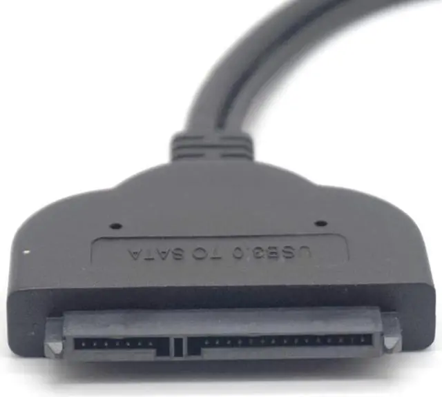 Alt view image 4 of 7 - Weastlinks 7+15 pin USB3.0 to SATA Adapter Cable For 2.5 inch HDD/SSD Hard Disk Laptop High Speed With Extra Power