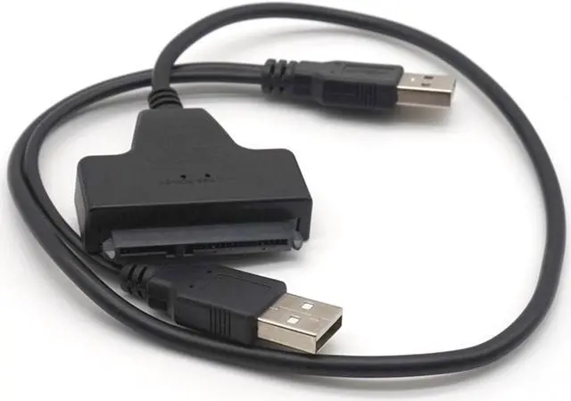 Alt view image 2 of 7 - Weastlinks USB 2.0 480Mbps SATA 7+15Pin To USB 2.0 Adapter Cable For 2.5 HDD Laptop Hard Disk Driver