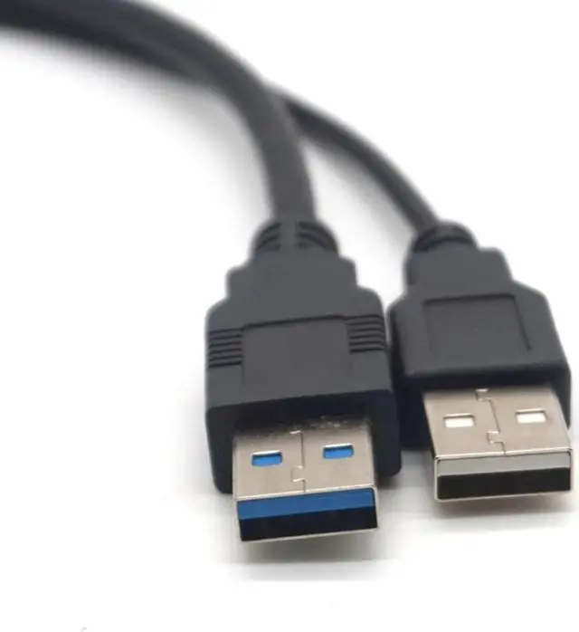 Alt view image 3 of 7 - Weastlinks 7+15 pin USB3.0 to SATA Adapter Cable For 2.5 inch HDD/SSD Hard Disk Laptop High Speed With Extra Power