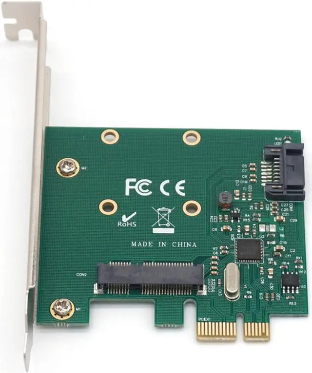 Main image of Weastlinks PCI-E PCIe to mSATA SSD And SATA 3.0 Combo Extender Adapter Card 6.0Gbps
