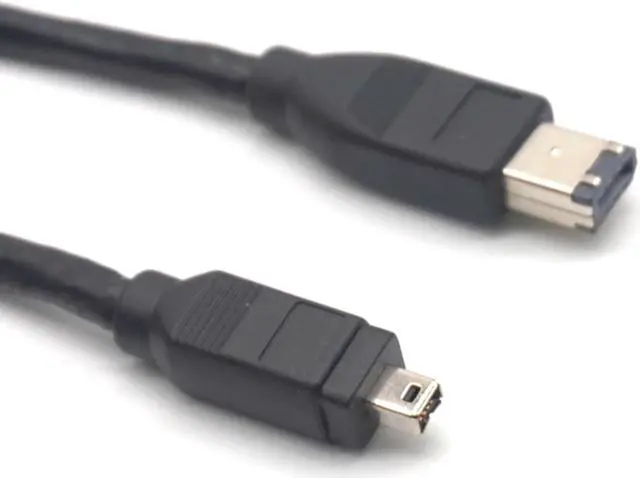 Alt view image 7 of 7 - Weastlinks Fire Wire 6 Pin to 4 Pin IEEE 1394 iLink DV Cable For Video Audio Device Up to 400Mbps