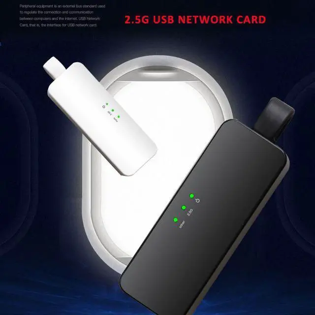 Alt view image 6 of 8 - Weastlinks 2500Mbps 2.5G USB3.0 to RJ45 Ethernet Adapter Network Card LAN Wired Network Card for Mac OS realtek RTL8156B