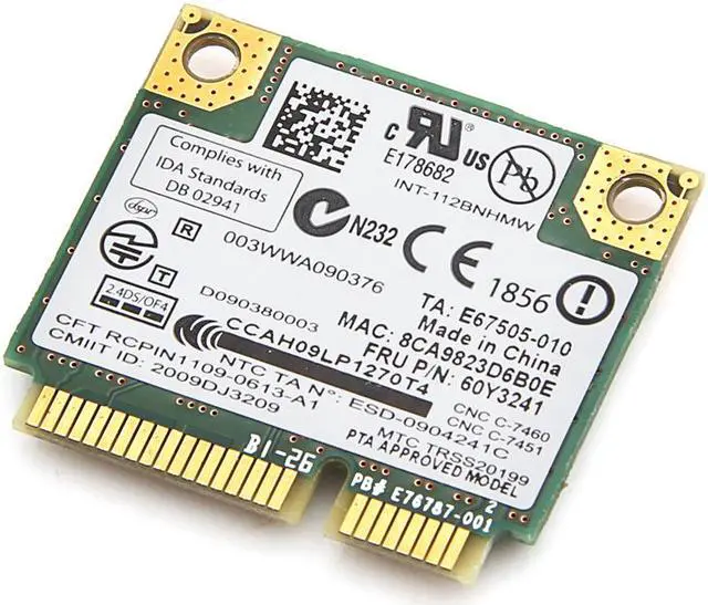 Alt view image 4 of 7 - Weastlinks For Lenovo Intel Wireless-N 1000 112BNHMW 300Mbps Wifi Mini PCIe Card 802.11b/g/n 60Y3240 for IBM Thinkpad L410 L510 SL510 X201