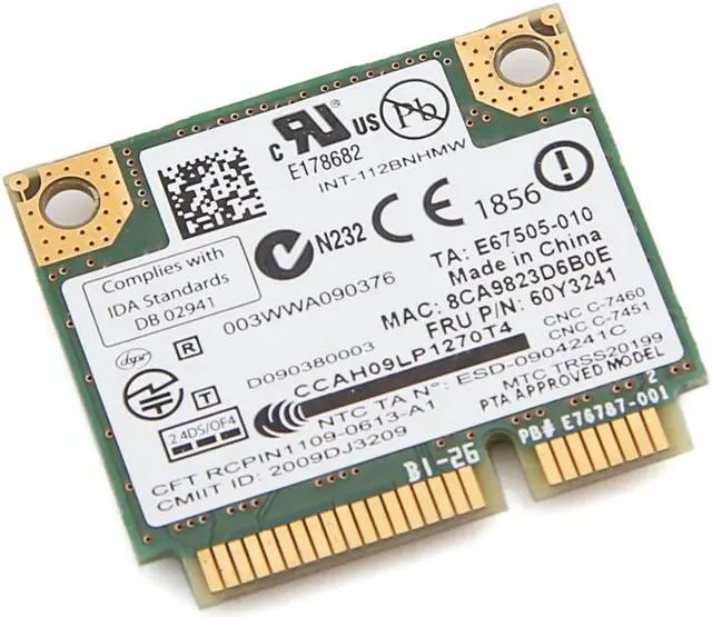 Alt view image 6 of 7 - Weastlinks For Lenovo Intel Wireless-N 1000 112BNHMW 300Mbps Wifi Mini PCIe Card 802.11b/g/n 60Y3240 for IBM Thinkpad L410 L510 SL510 X201