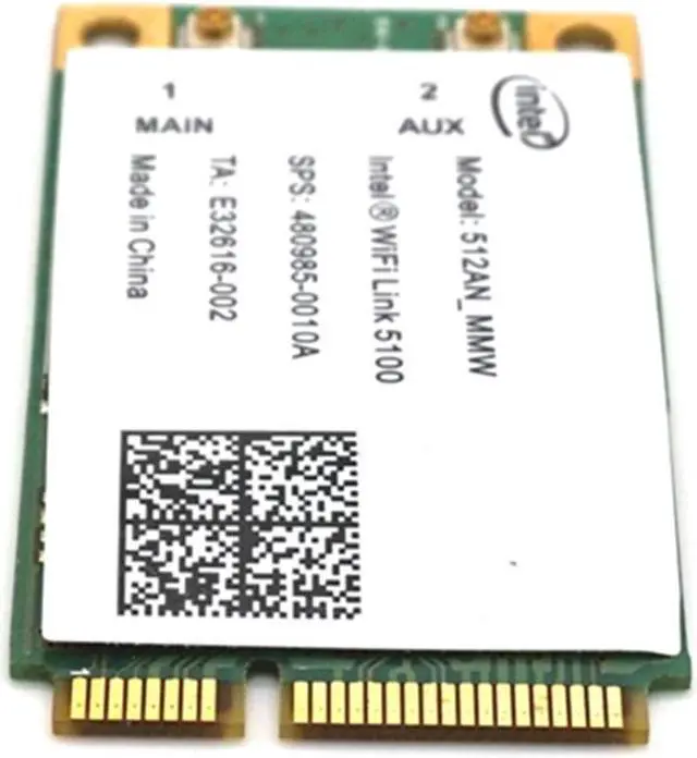 Alt view image 6 of 7 - Weastlinks Link Intel 5100 WIFI 512AN_MMW 300M Mini PCI-E Wireless WLAN Card 2.4/5GHz