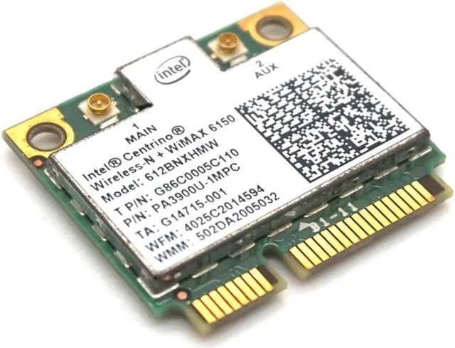Alt view image 2 of 7 - Weastlinks INTEL 6150BN 612BNXHMW WIFI+WIMAX 300M Mini PCI-e Wireless WLAN Card