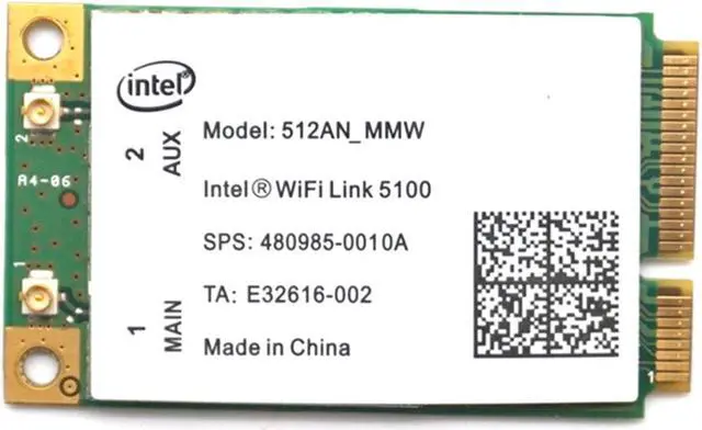 Main image of Weastlinks Link Intel 5100 WIFI 512AN_MMW 300M Mini PCI-E Wireless WLAN Card 2.4/5GHz