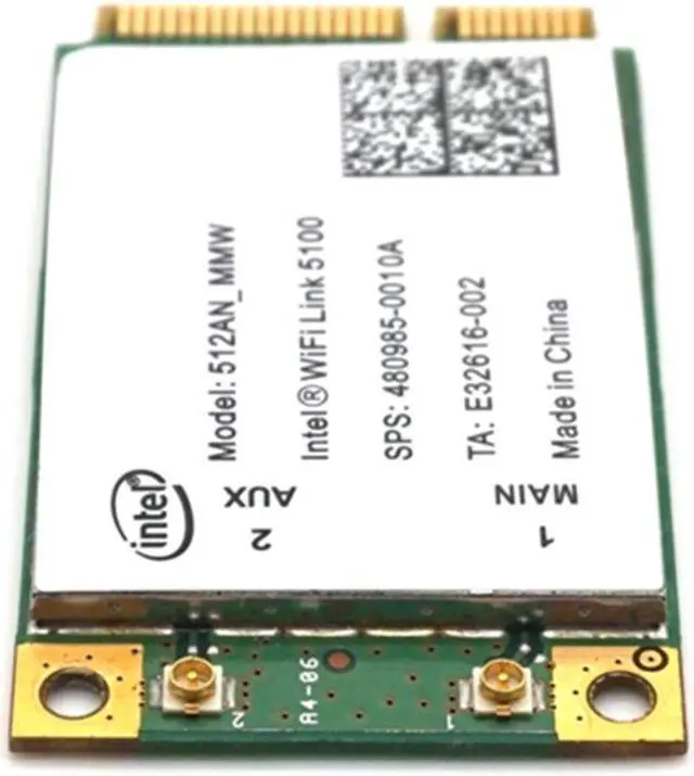 Alt view image 5 of 7 - Weastlinks Link Intel 5100 WIFI 512AN_MMW 300M Mini PCI-E Wireless WLAN Card 2.4/5GHz