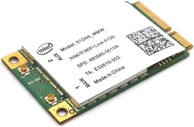 Alt view image 3 of 7 - Weastlinks Link Intel 5100 WIFI 512AN_MMW 300M Mini PCI-E Wireless WLAN Card 2.4/5GHz