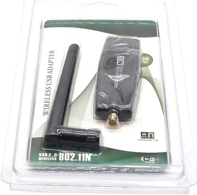 Alt view image 7 of 7 - Weastlinks 300Mbps USB Wireless 802.11n/g/b Wi-Fi Adapter Receiver Network Card 5dbi Antenna wifi Ethernet Dongle Lan network card