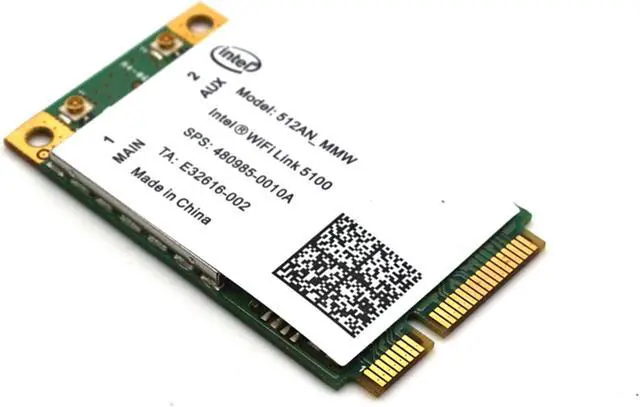 Alt view image 2 of 7 - Weastlinks Link Intel 5100 WIFI 512AN_MMW 300M Mini PCI-E Wireless WLAN Card 2.4/5GHz