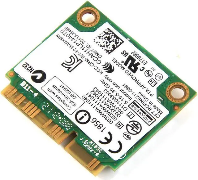 Alt view image 4 of 5 - Weastlinks Dual Band 2.4G&5G 600Mbps Wireless Bluetooth 4.0 For Intel Centrino Advanced-N 6235 6235ANHMW Half Mini PCI-E Wifi Card 802.11agn