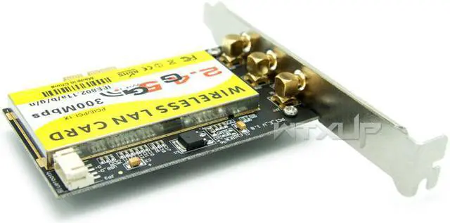 Alt view image 4 of 6 - Weastlinks 6300AGN 900Mbps 802.11a/b/g/n PCI-E Desktop WiFi Adapter PCI Express Wireless Card+3 AC WiFi Antennas For Intel 6300AGN