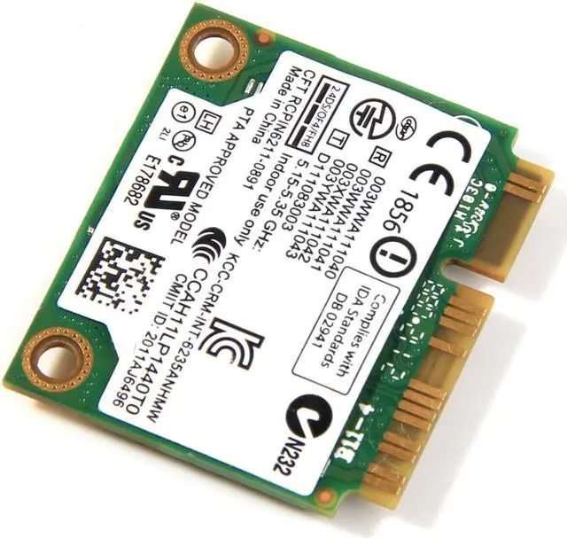 Alt view image 2 of 5 - Weastlinks Dual Band 2.4G&5G 600Mbps Wireless Bluetooth 4.0 For Intel Centrino Advanced-N 6235 6235ANHMW Half Mini PCI-E Wifi Card 802.11agn