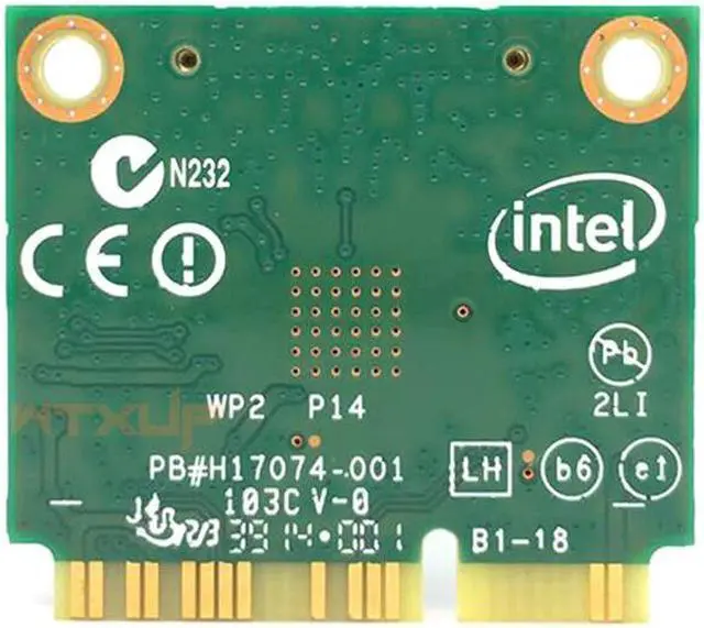 Alt view image 2 of 4 - Weastlinks Wireless Wifi Card for Intel 7260HMW 7260 NB Mini PCI-E 300Mbps 802.11N 2.4G/5Ghz for Laptop 7260NB