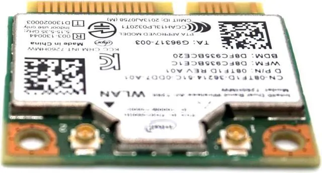 Alt view image 4 of 7 - Weastlinks Dual Band Wireless-AC 7260 Intel 7260HMW 7260AC 2.4G/5Ghz 802.11ac MINI PCI-E 2x2 WiFi Card + Bluetooth 4.0 Wlan Adapter