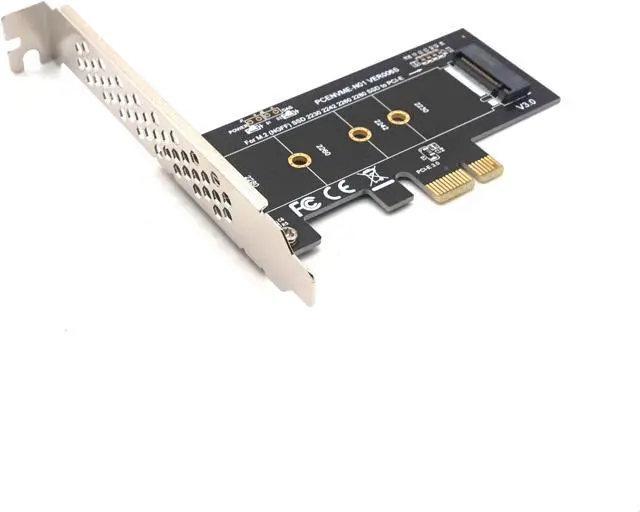 Alt view image 2 of 7 - Weastlinks NVME SSD M2 PCIE 1x Adapter PCIE to M2 Adapter M.2 NVME SSD to PCI Express X1 Card Riser Adapter M Key for 2230-2280 M2 SSD