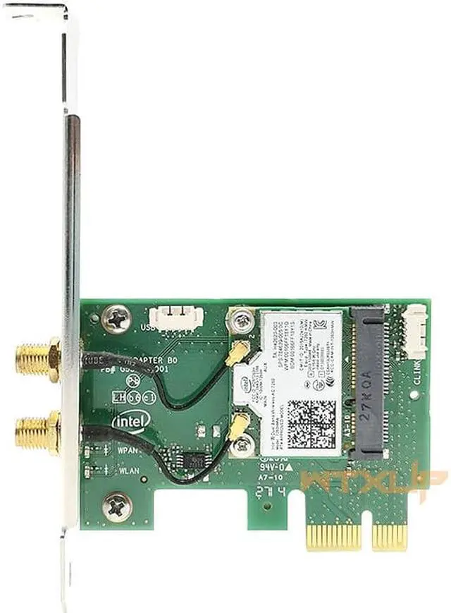 Alt view image 2 of 7 - Weastlinks Dual Band 2.4G 5G For Intel 7260AC 7260HMWDTX1.X PCi Express pcie Wireless Desktop WiFi Adapter Bluetooth 4.0 Wlan Network Card