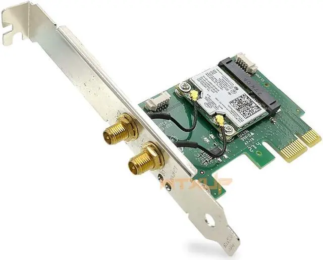Alt view image 4 of 7 - Weastlinks Dual Band 2.4G 5G For Intel 7260AC 7260HMWDTX1.X PCi Express pcie Wireless Desktop WiFi Adapter Bluetooth 4.0 Wlan Network Card