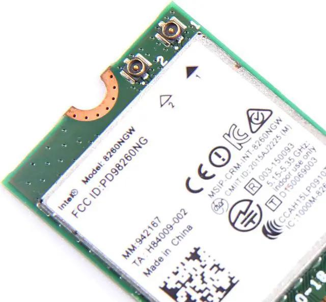 Alt view image 5 of 6 - Weastlinks Dual Band WIFI 802.11ac 867Mbps For Intel Wireless-AC 8260 8260NGW NGFF 2x2 Wi-Fi + Bluetooth 4.2 Wlan Card Windows 7 8 10
