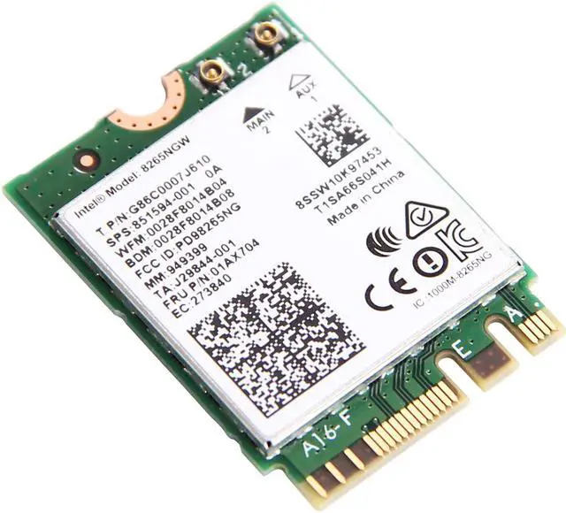 Alt view image 3 of 5 - Weastlinks Dual Band 8265NGW 802.11AC WIFI MU-MIMO Intel Wireless-AC 8265ac NGFF 867Mbps Wi-Fi+Bluetooth 4.2 Wlan Card For Windows 7/8/10