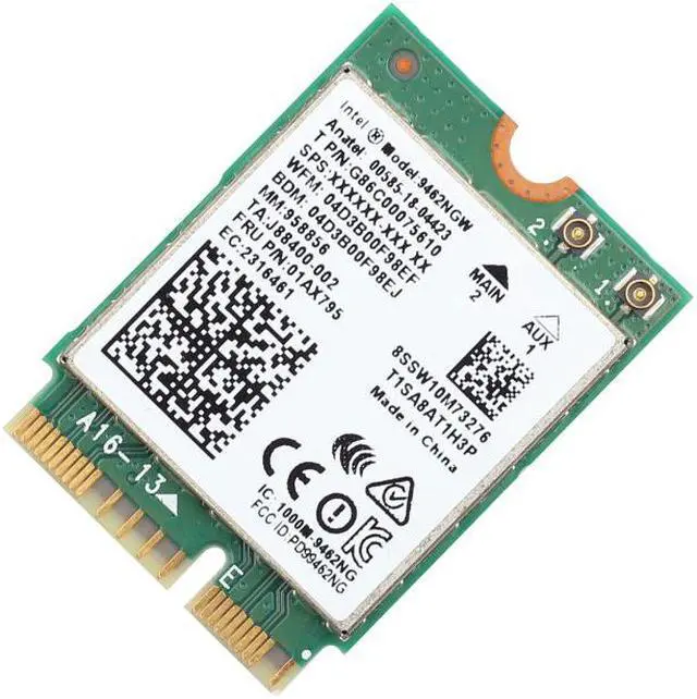 Alt view image 4 of 7 - Weastlinks Dual Band 433Mbps Wireless For Intel AC 9462 9462NGW NGFF Key E Wifi Card 9462AC 8020.11ac Bluetooth 5.0 Laptop Windows 10