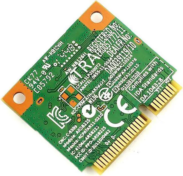 Alt view image 3 of 5 - Weastlinks Atheros AR9485 AR5B225 WIFI Wireless Bluetooth BT 4.0 Half MINI PCI-E Wlan Card Better than 1030 6235 6230 150M Laptop Network Adapter