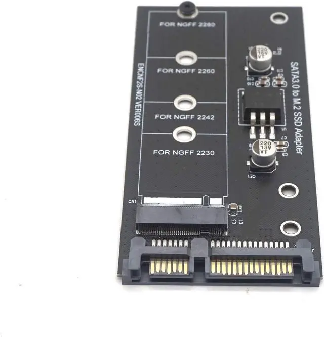 Alt view image 7 of 7 - Weastlinks NGFF M.2 Adapter M2 SATA3 Raiser M.2 to SATA Adapter SSD M2 to SATA Expansion Card B Key Support 30/42/60/80mm