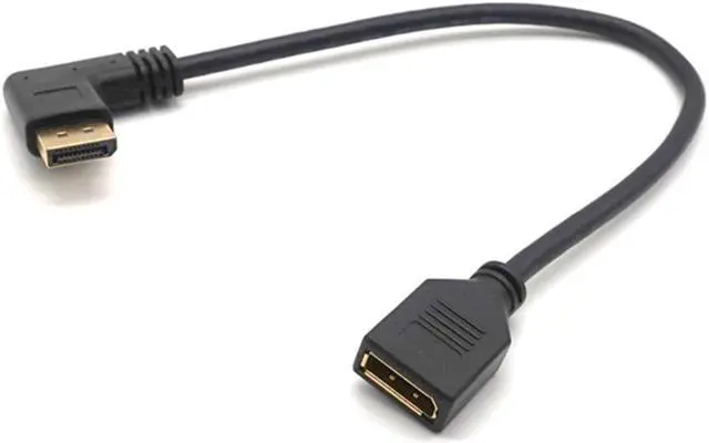 Alt view image 2 of 7 - Weastlinks 4K DP Extension Cable DisplayPort Male to Female Right Left Up Down Angle 90 Degree Extension Cable