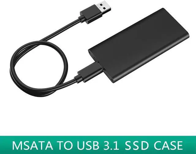 Main image of Weastlinks mSATA to USB 3.1 Type-c SSD Case Aluminum 10Gbps SSD Portable Hard Disk Box 3*3/3*5 mSATA Laptop Solid State Disk Enclosure
