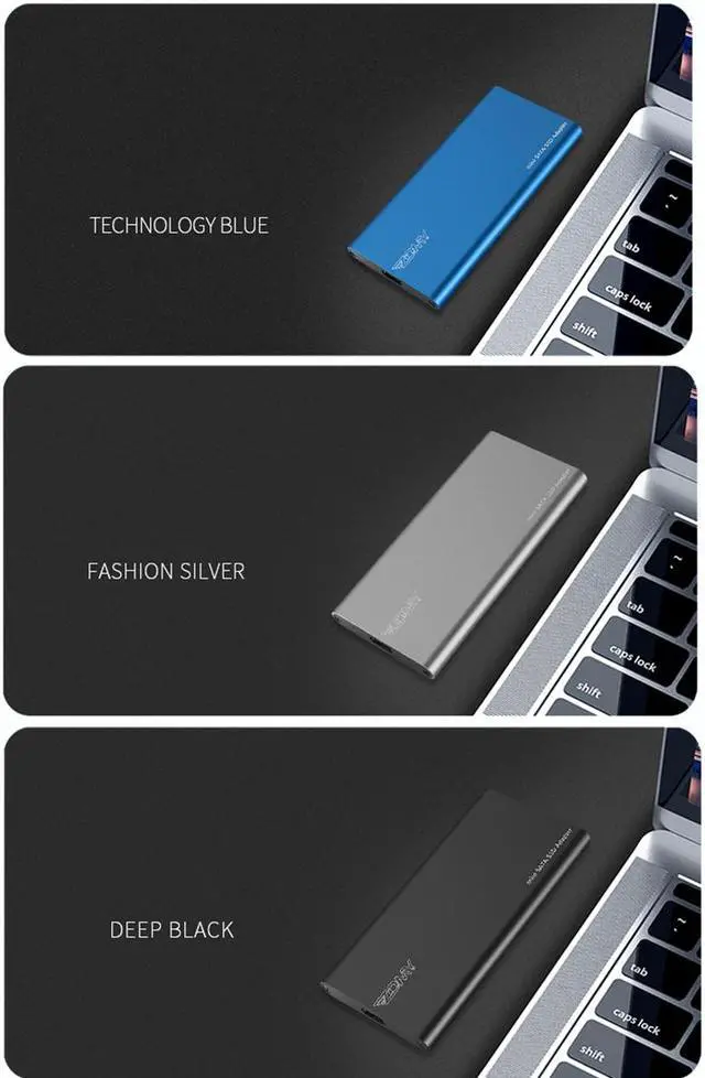 Alt view image 2 of 7 - Weastlinks mSATA to USB 3.1 Type-c SSD Case Aluminum 10Gbps SSD Portable Hard Disk Box 3*3/3*5 mSATA Laptop Solid State Disk Enclosure