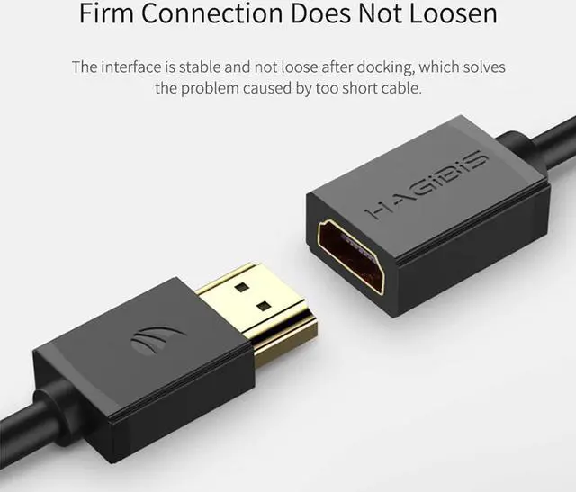 Alt view image 5 of 7 - Weastlinks HDMI-compatible Extension Cable 4K HDMI-compatible 2.0 male to female extender for Computer/HDTV/Laptop/Projector/PS3/4