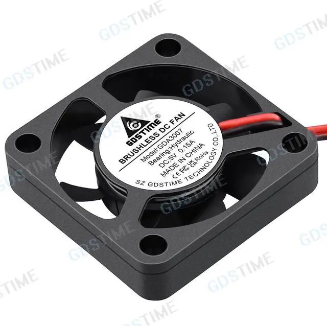 Alt view image 4 of 6 - Weastlinks 2Pcs DC 5V 12V Fan 30MM 3007 30x30x7MM Laptop Ultrathin Brushless Axial Cooling Fan 3007 Fan PH2.0