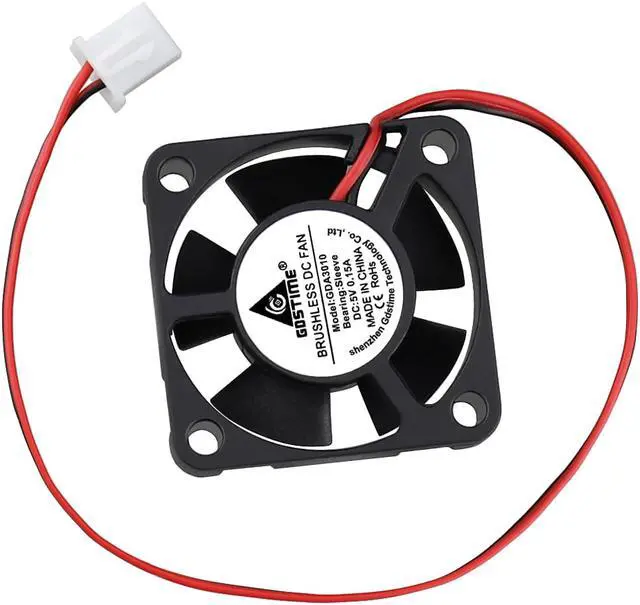 Alt view image 4 of 6 - Weastlinks 2Pcs DC 5V 12V Fan 30MM 3010 30x30x10mm Laptop Ultrathin Brushless Axial Cooling Fan 3010 Fan XH2.54