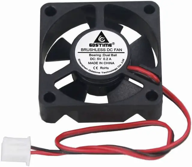 Alt view image 2 of 5 - Weastlinks DC 5V 12V 24V Fan 3.5cm 35mm 3510 35x35x10mm Ultrathin Brushless Axial Cooling Fan 3510 Fan XH2.54 Dual Ball