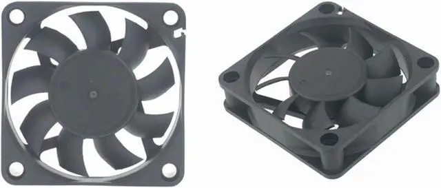 Alt view image 3 of 5 - Weastlinks 2PCS DC 5V 12V 24V USB Fan 6cm 60mm 6015 60x60x15mm Ultrathin Brushless Axial Cooling Fan 6015 Fan XH2.54 2Pin USB Fan Grill Net